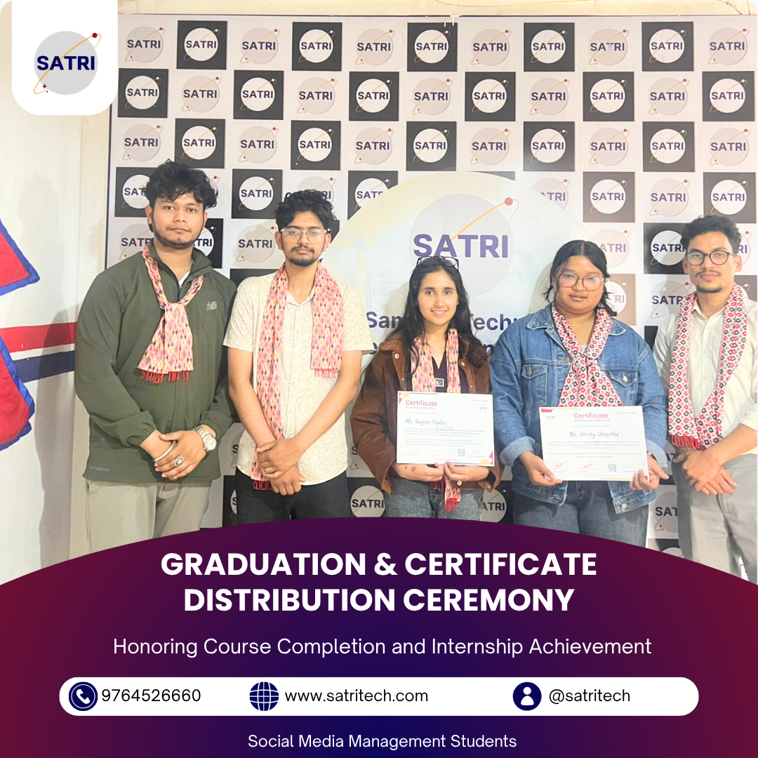 GRADUATION & CERTIFICATE DISTRIBUTION CEREMONY-Internship & Course Completion at SATRI