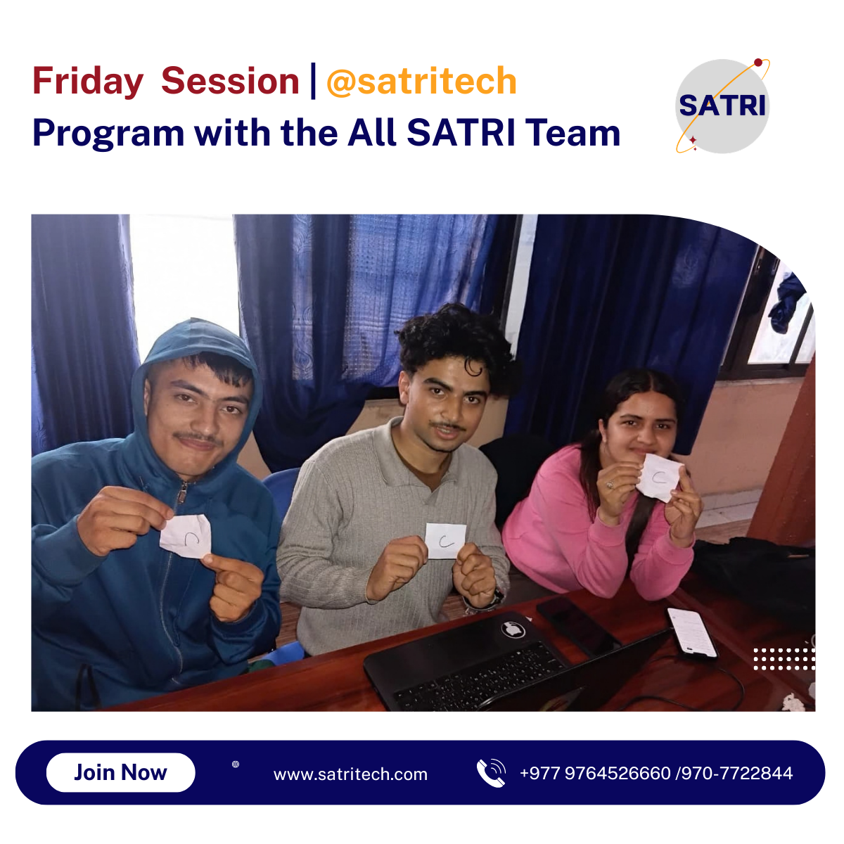 Group Task at SATRI Office with Interns